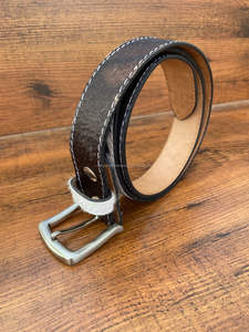 Cinturones de piel de vaca genuina de lujo para hombre, gran oferta, con hebilla extraíble, cinturón de estilo único para ocultar el pelo para Jeans - Product Image 4