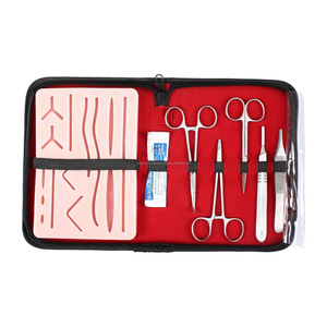 Kit d'entraînement à la suture manuelle en acier inoxydable pour étudiants en médecine, coussin de suture réutilisable, fil et aiguille, certifié CE, MEDTRUST SURGICAL - Product Image 2
