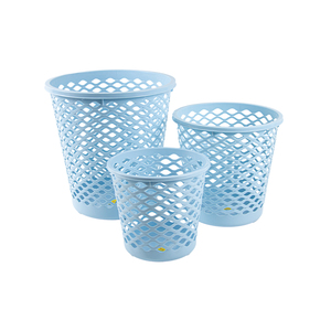 Cesta de Almacenamiento Redonda Mediana de PP Ecológico y Duradero con Patrón Geométrico, Portátil para Uso Doméstico - Product Image 2