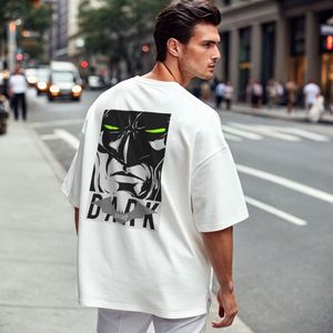 Camiseta Extra Grande de Tela de Fibra de Bambú de Alta Calidad, con Logotipo Personalizado Serigrafiado, Transpirable, Antiarrugas, Teñida, Estilo Ajustado - Product Image 5