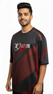 T-shirt oversize à sublimation tendance pour homme, streetwear décontracté, coupe ample, vêtement de tous les jours - Product Image 5