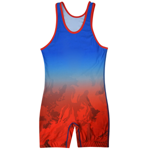 Combinaisons de lutte de haute qualité à prix de gros, sur mesure, respirantes, extensibles, grandes tailles, 100% polyester, écologiques, OEM - Product Image 3