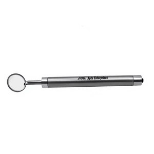 Miroir buccal dentaire avec poignée couleur argent clair, en acier inoxydable, instrument de diagnostic oral pour dentiste, chirurgical - Product Image 4