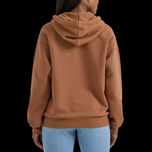 Sweat-shirts à capuche unisexe d'hiver, coupe oversize, couleur unie, confortables, avec logo personnalisé, pour le week-end et les fêtes, vente en gros - Product Image 2
