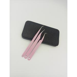 Pinzas Profesionales Duraderas de Acero Inoxidable Antiácido para Pestañas, para Uso Prolongado - Product Image 1