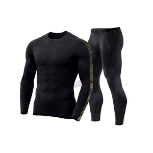 Survêtements de compression personnalisés imprimés, vêtements de compression pour l'entraînement, conception personnalisée OEM, vente en gros en vrac, exportation, industrie des vêtements de sport - Product Image 1