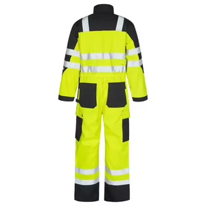 Trajes de Trabajo Industriales de Alta Visibilidad Personalizados, Resistentes al Viento, de Poliéster Oxford, Uniformes de Trabajo, Overoles de Seguridad para Hombre, Overoles de Alta Visibilidad - Product Image 2