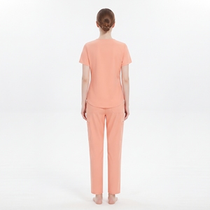 Women Nursing <b>Scrub</b> Set Two Piece Medical Uniform Healthcare Workwear Hospital Nurse <b>Scrubs</b> <b>Top</b> and Pants - Product Image 6