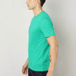 Camiseta de Manga Corta Tejida Orgánica Premium, Colores Personalizados, Ecológica, de Secado Rápido, Suave y Cómoda, Fabricante de Camisetas - Product Image 1