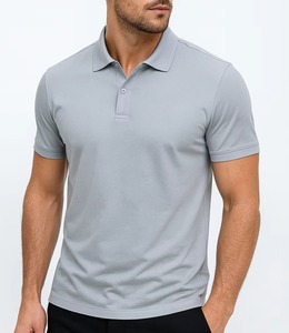 High Quality Mens 1/4 Zipper Polo <b>Shirt</b> 180 GSM Cotton Golf Wear with Custom Logo Sublimation <b>Collared</b> <b>T</b> <b>Shirt</b> - Product Image 4