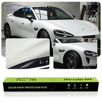 Film de protection de voiture en TPU PPF satiné blanc photochromique de haute qualité, résistant aux UV, pour changement de couleur, en vente