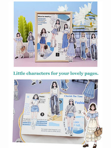 Cut-out KPOP Characters Paper Sticker 3cm x 8cm Die Cuts PK20 for Diary Planner Decorative, <b>Journal</b> Scrapbooking, DIY Crafts - Product Image 4