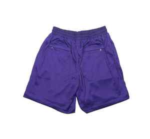 Pantalones cortos de baloncesto para hombre, premium, ligeros, de malla transpirable, con logotipo personalizado aplicado, para entrenamiento. - Product Image 2