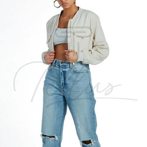 Nouveau style – Blouson bomber en toile respirante pour homme, dernière conception, coupe courte, haute qualité, vente en gros - Product Image 3