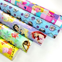 Papier d'emballage cadeau de qualité supérieure en pâte de bois vierge enduite, écologique, avec motifs et logo personnalisés pour l'emballage cadeau