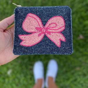 Porte-monnaie perlé fait main, mini portefeuille élégant pour femmes, prix de gros d'usine - Product Image 2