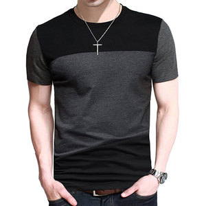 T-shirt Homme Oversize à Manches Courtes, Style Streetwear, Couleur Personnalisée par le Fabricant, Effet Délavé Soleil, Ourlet Vintage, Couture et Épissage - Product Image 5