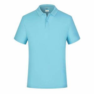 High Quality Slim Fit OEM Sized Jersey Knitted Spring Plain <b>Black</b> Short Sleeved Custom <b>Polo</b> <b>Shirts</b> With 3D Embroidered Logo - Product Image 5