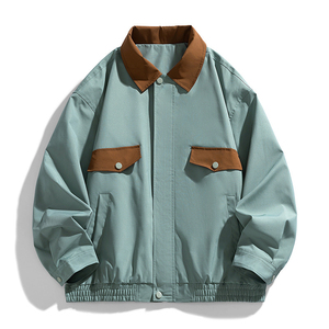 Wholesale <b>Men</b> Coach <b>Jackets</b> Lightweight Breathable Windbreaker Front Pockets Design With Custom Logo Outer Casual And Streetwear - Product Image 6