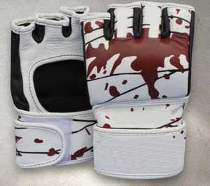 Guantes de MMA de Cuero Ecológico Personalizados para Boxeo, Muay Thai, Entrenamiento de BJJ, Transpirables, Ligeros, con Cierre de Gancho y Bucle, Logotipo Personalizado - Product Image 2