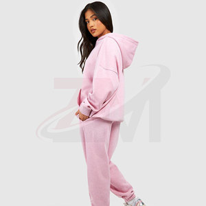 OEM Tracksuit Set <b>Lightweight</b> Zip Up <b>Jacket</b> and Pants Athletic Training Wear Bulk Supply Custom <b>Women</b> Tracksuit Two Piece - Product Image 2