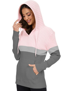 Sudaderas con Capucha para Mujer, Manga Larga, Transpirables, de Secado Rápido, con Logotipo Frontal, de Alta Calidad, en Oferta - Product Image 3