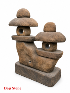 โคมไฟหินทรายญี่ปุ่น Doji Stone ขนาด 45 ซม. สำหรับตกแต่งสวนกลางแจ้ง สไตล์เซน เหมาะสำหรับบ่อน้ำและสระน้ำ - Product Image 5