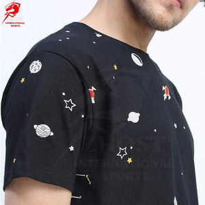 T-shirts en coton de qualité supérieure pour hommes, impression numérique vibrante, style moderne décontracté, col rond, vêtements d'été - Product Image 5