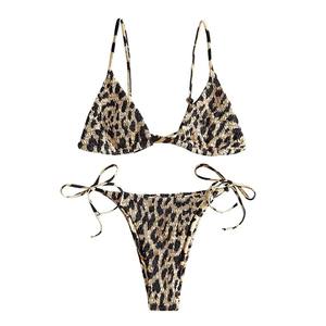 Ensemble de mini-bikini de plage pour femme, collection été 2026, style sexy, avec soutien-gorge et bikini, services de personnalisation pour plus de styles - Product Image 1