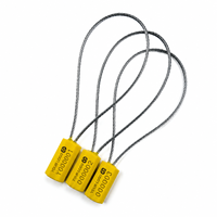 Cadenas à fil métallique pour conteneur de fret en aluminium YSD-0 avec marquage personnalisé et sécurité de type Cinch