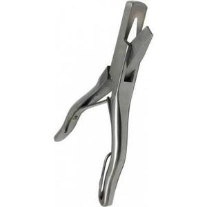 Cisaille à oreilles en V robuste de 6 pouces en acier inoxydable forgé – Réutilisable et réglable pour chèvres, bovins et porcs - Product Image 2