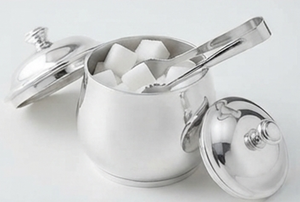 Ensemble de 2 pots à sucre et à crème en acier inoxydable, finition polie miroir, design minimaliste, forme ronde, résistant à la rouille, ustensiles de cuisine - Product Image 5