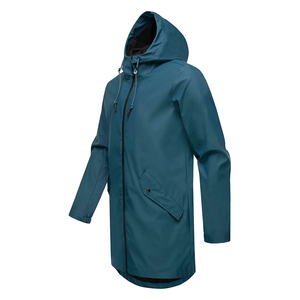 Chaqueta Cortavientos Impermeable Unisex, Chaqueta de Lluvia Cortavientos de Longitud Media, Ropa Ligera para Exteriores, Fabricante OEM Personalizado - Product Image 2