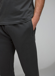 Wholesale Custom men's Winter Solid Casual Workout Wide Leg High Waisted Sports Cotton Fleece Fitted <b>Joggers</b> Pockets - Product Image 5