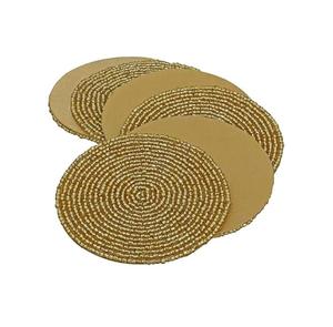 Posavasos Bordado con Cuentas de Diseño Único Personalizado, Excelente Diseño Decorativo para Mesa de Hogar, Posavasos Bordado con Cuentas para Fiestas en Casa - Product Image 2