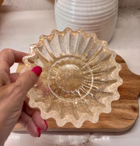 Bol de service unique en résine fait main, décoratif, en époxy, personnalisé, coloré, pour bibelots, accent moderne pour la maison, idée cadeau parfaite - Product Image 6