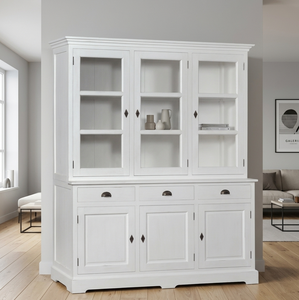 Solid Teak Wood Eco-Friendly Durable Lens <b>Cabinet</b> Modern Minimalist Design Natural Finish Display <b>Storage</b> Living <b>Room</b> Collector - Product Image 1