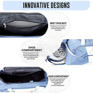 Servicio OEM, Venta de Fábrica, Bolsa Deportiva de Alta Calidad, Fabricada en Poliéster, Nueva Llegada - Product Image 3