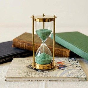Sand <b>timer</b> glass Metal Frame Silver Hourglass Sand <b>Timer</b> Sand Clock for home decor in wholesale low moq price - Product Image 1