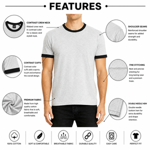 T-shirts pour hommes en coton 100 %, légers, style streetwear, manches courtes, coupe ample confortable, écologiques, en solde - Product Image 5