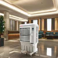 Pendingin Udara Portabel KIMATSU Desert Air Cooler Hemat Energi Bertenaga AC Tangki Plastik 120L 1500 Sq. Area Pendingin dengan Remote Control 3 Kecepatan