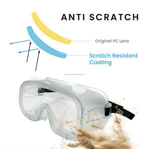 EN166F Certified over the glasses wide coverage splash proof goggles for food processing - Product Image 3