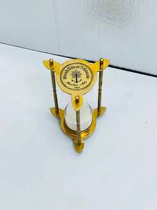 Reloj de Arena 3D de Latón de 6 Pulgadas |   Pie Decorativo Vintage para Mesa de Graduación - Product Image 4