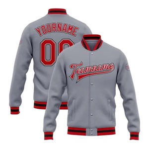 Chaqueta Bomber Varsity con Parches Degradados y Letras, Estilo Hip Hop, Impermeable y Resistente al Viento, de Poliéster/Algodón, Venta al Por Mayor - Product Image 5