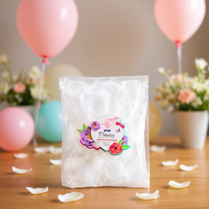 Pétales décoratifs blancs pour décorations de fête - Product Image 2