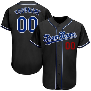 Camiseta de Béisbol Personalizada al por Mayor de Alta Calidad, la Más Vendida, Blanca y Negra con Detalles en Oro Viejo, Auténtica y a la Moda - Product Image 4