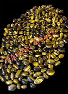 หินอัญมณีทรงหลวมสำหรับทำจี้เครื่องประดับทำจากคริสตัลหลายรูปเสือตามธรรมชาติ - Product Image 4