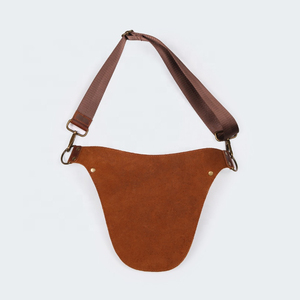 Brown Leather <b>Tool</b> Messenger <b>Bag</b> With Adjustable Strap And Multiple Pockets For Universal <b>Tool</b> Storage - Product Image 2