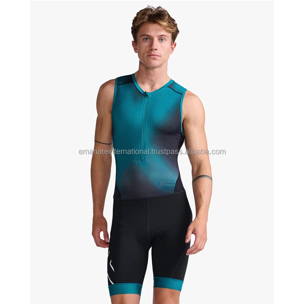 Ropa de ciclismo sin mangas para hombre y mujer, traje con tirantes, transpirable, para deportes al aire libre, Jersey de ciclismo