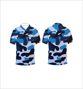 Men’s Blue Navy <b>White</b> Abstract Print <b>Polo</b> Shirt Short Sleeve Casual Summer Fashion Tee - Product Image 6